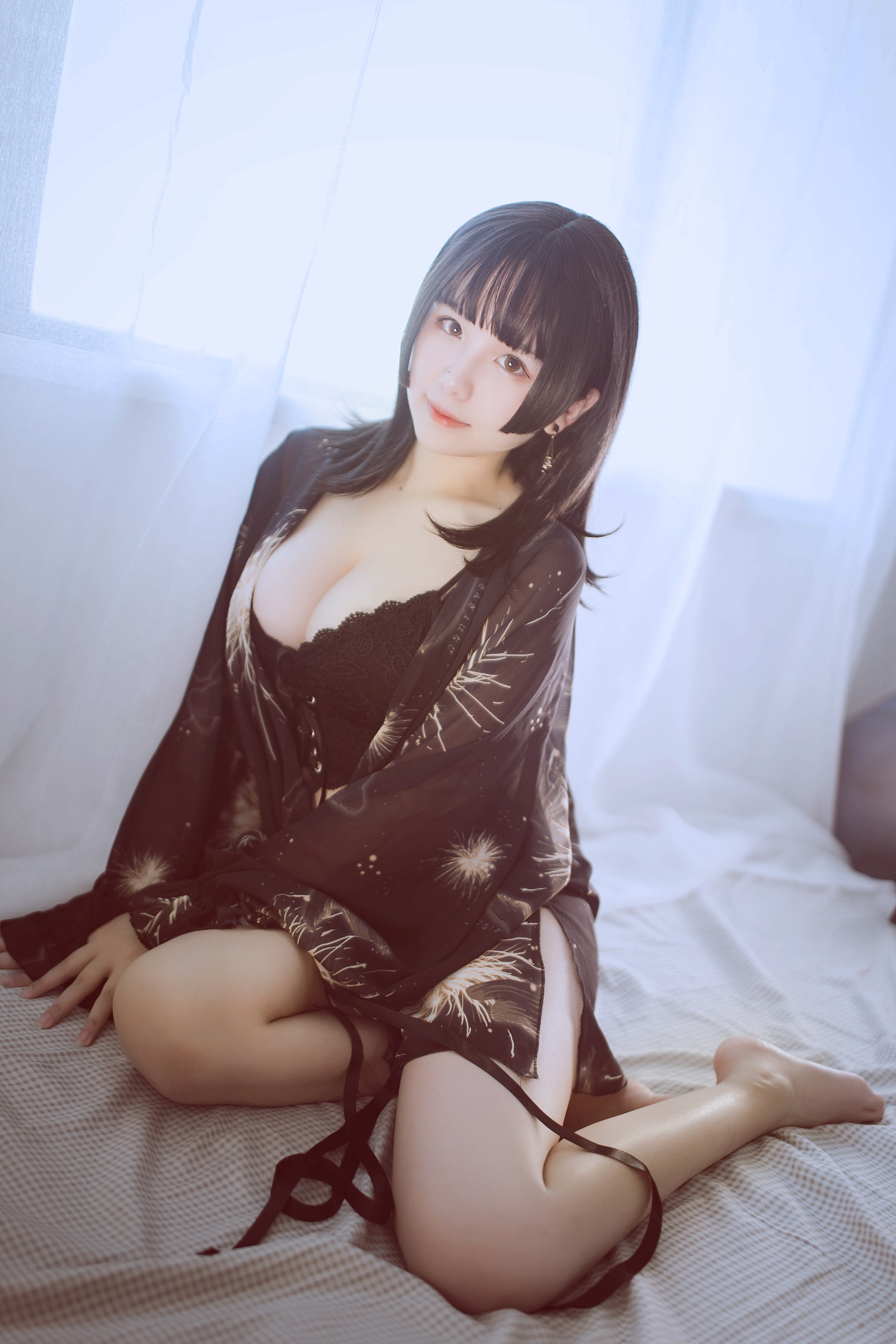图片[1]-阿半今天很开心 – NO.015 黑色吊带[23P]-XikXak